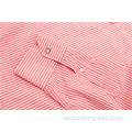 Camisa de ropa casual de verano rosa barata de alta calidad